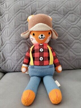 Cuddle + Kind Wyatt the Fox knit plush
